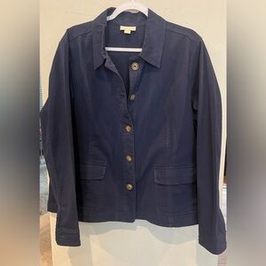Appleseed’s‎ XL Cotton Blend Navy Jacket